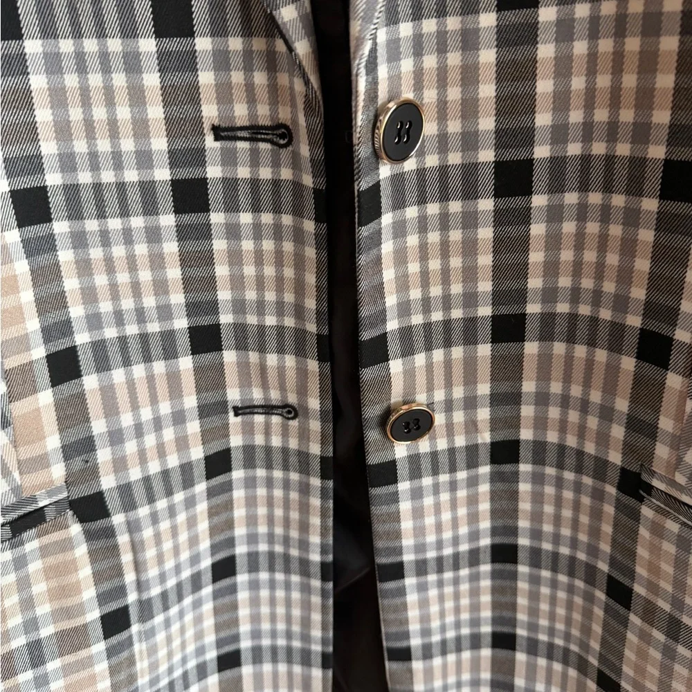 ✨ Liz Claiborne Plaid Blazer Jacket | Size 18 ✨ - Picture 7 of 7